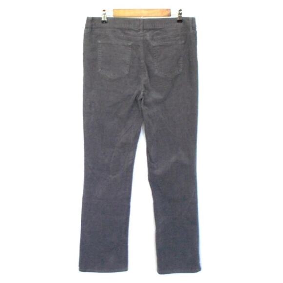 St. John's Bay Gray Straight Leg Corduroy Pants Sz 14 - Picture 4 of 8